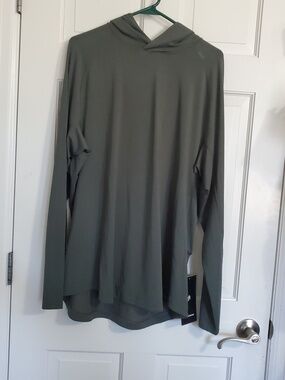 NWT Lululemon License To Train Long Sleeve Hoodie Mens XL PALM DECO